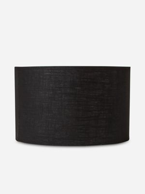 Drum Lamp Shade Black 40 x 25cm