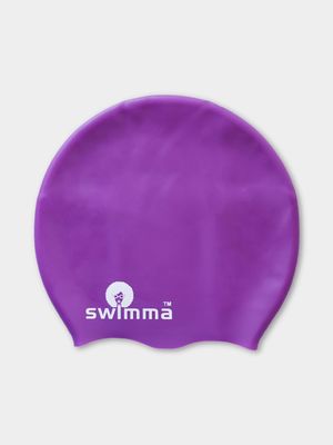 SWIMMA AFRO-MIDI PURPLE CAP