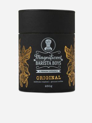 magnificent barista boys ground coffee original 250g