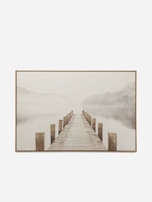 Quiet Jetty Framed Art 120 x 80cm