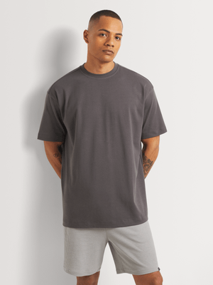 Men's Markham Interlock Charcoal T-Shirt