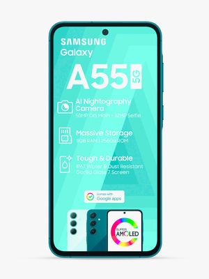 Samsung A55 Dual Sim +15GB Telkom Free Sim