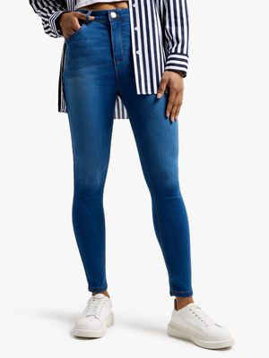 Women's Medium Wash Skinny Jeans