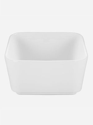 Contemp Cereal Bowl Square White