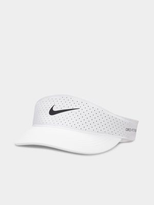 Nike Dri-Fit ADV Ace White Tennis Visor