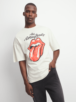 Jet Men's Ecru Rolling Stones T-Shirt