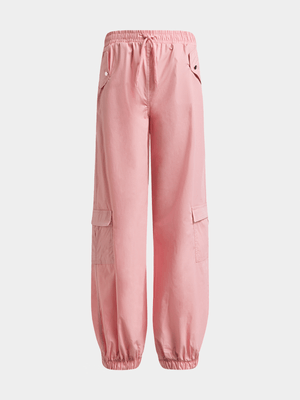 Jet Older Girls Pink Cargo Pants