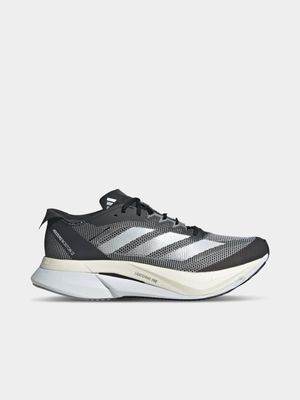 Women's adidas Adizero Boston 12 Black/White/Carbon Running Shoes