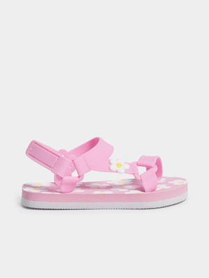 Jet Younger Girls Adventure Pink Sandal