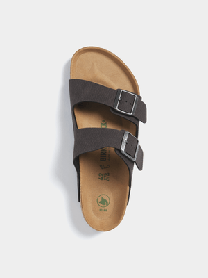 Birkenstock Men's Arizona Vegan Brown Slide