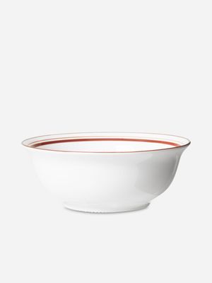 Sur La Table  Bistro Red Stripe Cereal Bowl