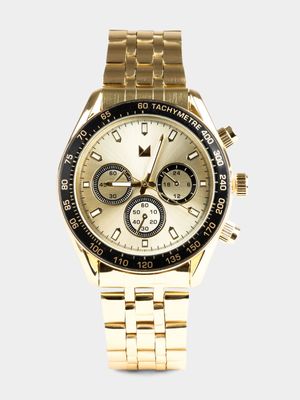 Men's Markham Chronograph Metal Gold Watch