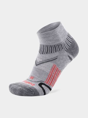 Balega Quarter Mid Grey Socks