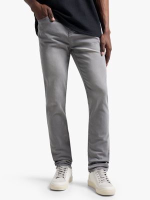 Men's Light Grey Skinny Jeans