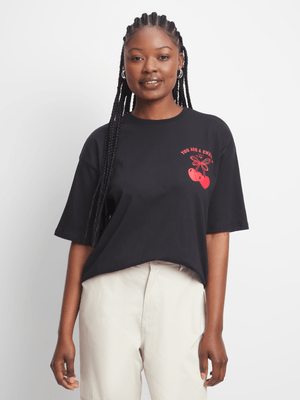 Jet Women's Black Cherries Graphic Tee