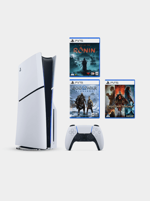 PlayStation 5 Slim + 3 Game Bundle