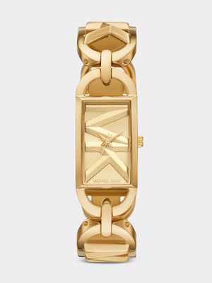 Michael Kors MK Empire Gold Plated Stainless Steel Bracelet Watch