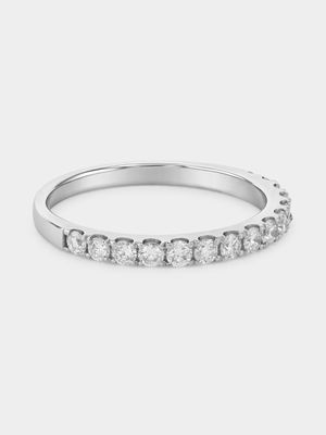 White Gold 0.5ct Lab Grown Diamond Eternity Ring