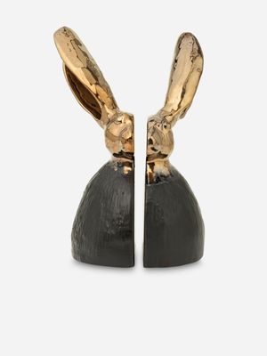 Rialheim Riverine Rabbit Book Ends Black Bronze