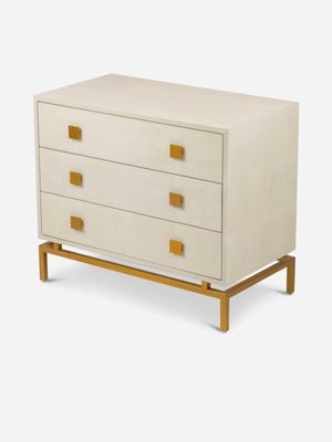 Shiloh 3 Drawer Chest Ivory