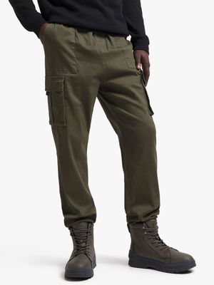 Jet Men's Khaki Cargo Pants