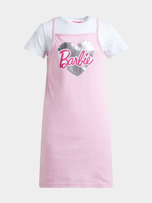 Jet Older Girls Pink Barbie Dress