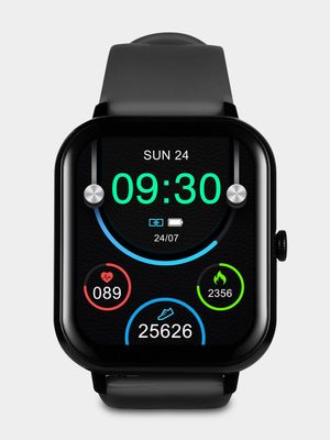 Volkano Chroma Black Fitness Watch