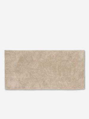 Bathmat Runner Chenille Natural 60x120