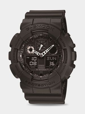 Casio G-Shock Black Ana Digi Resin Watch