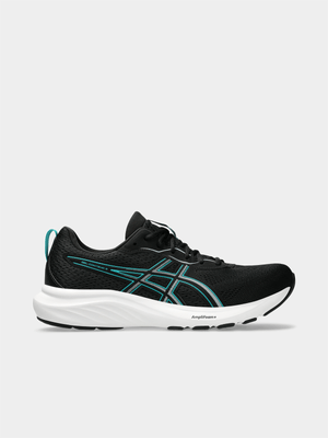 Mens Asics Gel-Contend 9 Black/Wave Teal Running Shoes