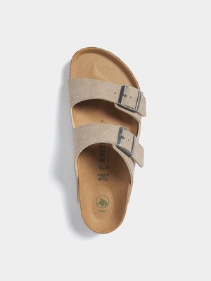 Birkenstock Men's Airzona Vegan Taupe Slide