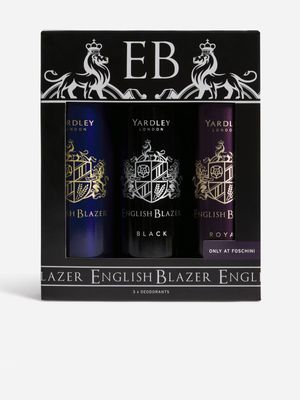 Yardley English Blazer Deo Trio Pack