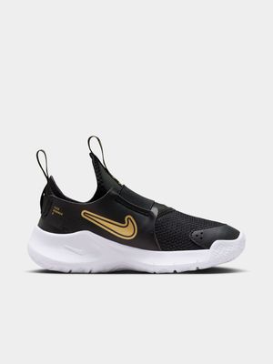 Junior Pre-School Nike Flex Runner 3 Black/Gold Running Shoes