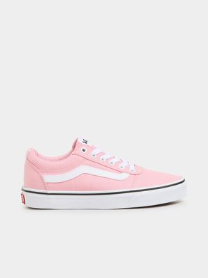 Womens Vans Ward Canvas Coral Blush Sneakers