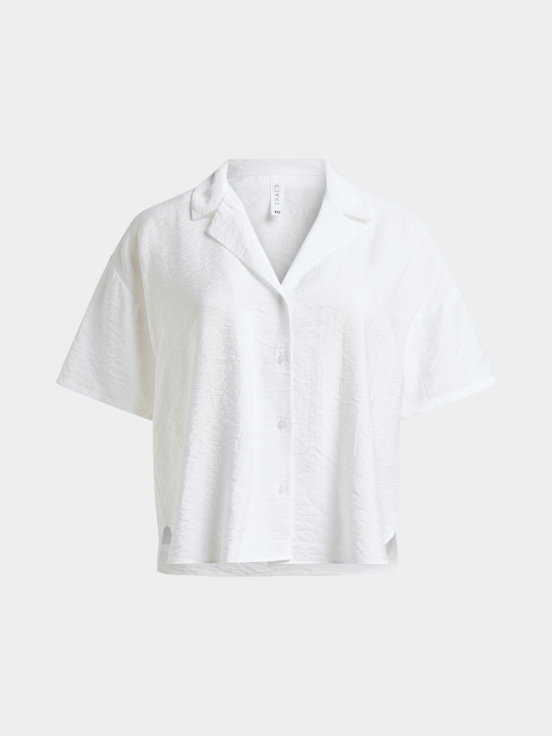 Women's White Boxy Shirt - Bash.com