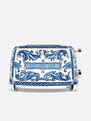 SMEG Dolce & Gabbana Blu Mediterraneo 2-Slice Toaster