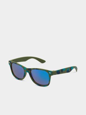 Boy's Green Tropical Sunglasses