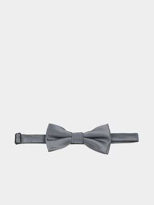 Men's Markham Classic Twill Grey Bow Tie