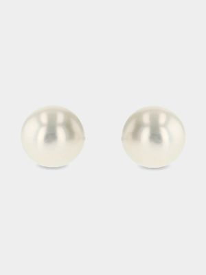 Sterling Silver & Freshwater Pearl Stud Earrings