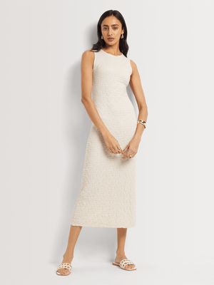 Knit Textured Column Dress