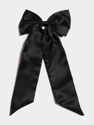 Women's Black Oversized Bow