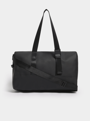 Men's Markham Rubberised Hold All Black Bag