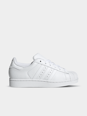 adidas Originals Women's Superstar II Triple-White Sneaker