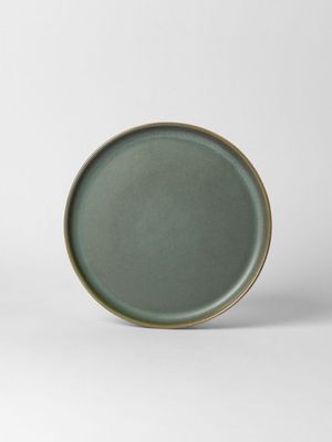 Forest Reactive Glaze Side Plate Green 21cm