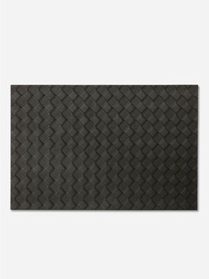 Weave Placemat Black 45cm