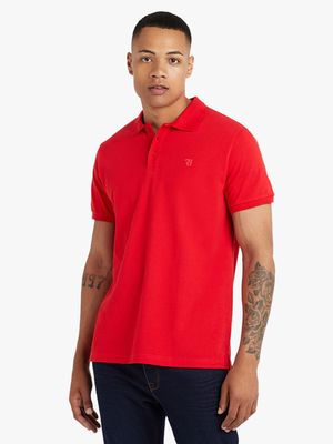 Men's Relay Jeans Simplified Pique Red Golfer