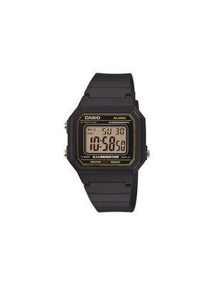 Casio Retro Large Black Resin Watch