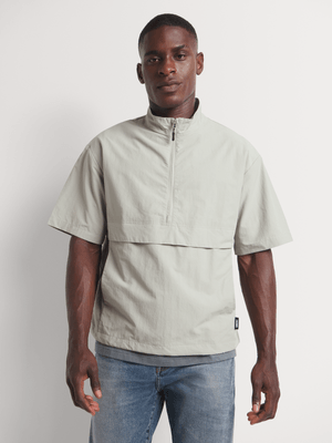 Men's Union-DNM Short Sleeve Stone Anorak