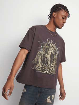 Men's Brown Statue Top