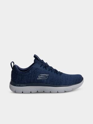 Mens Skechers Summits Navy Sneaker